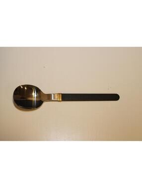 Sasaki Rigadin Matte Black Teaspoon 6 1/4"